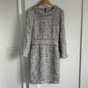 Custom tweed dress fits small (like 000 petite )